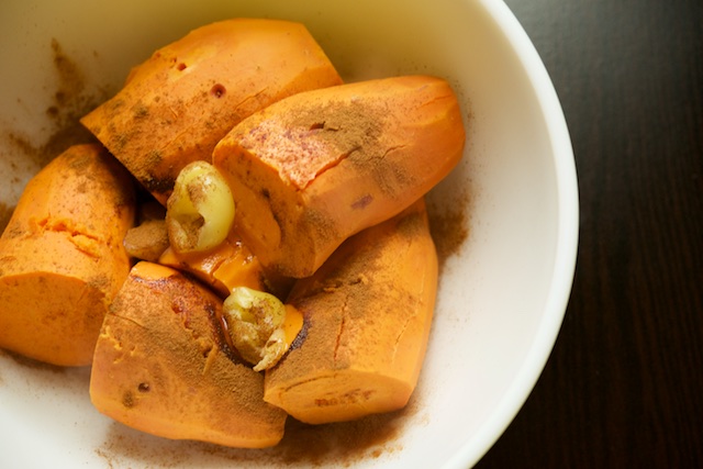 Cider-Stewed Mashed Sweet Potatoes Recipe (paleo, primal, gluten-free)